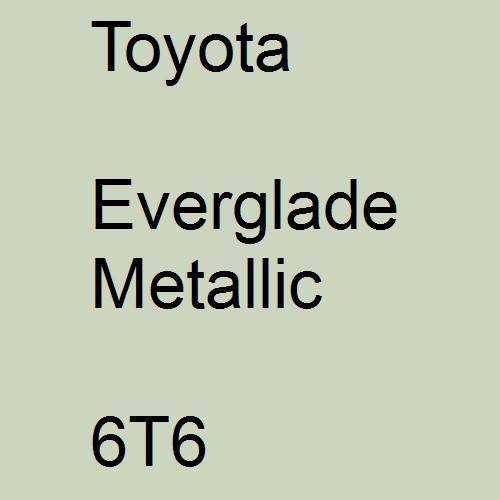 Toyota, Everglade Metallic, 6T6.